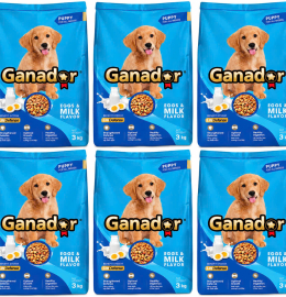 Ganador Cho Chó Vị Trứng Và Sữa 3kg