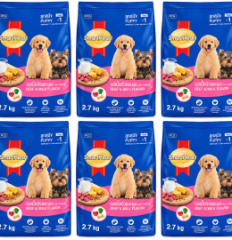 Smartheart Cho Chó Vị Thịt Và Sữa 2.7kg
