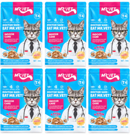 Mr.Vet T4 Cho Mèo Vị 6 Loại Cá 1kg