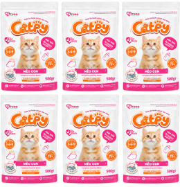 CatPy Cho Mèo Con Vị Cá Biển Và Gà ( 4 Đến 12 Tháng Tuổi ) 500g
