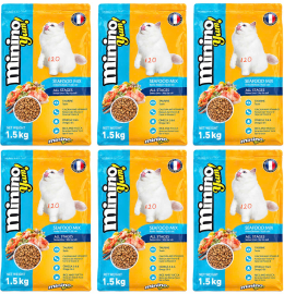 Minino Yum Cho Mèo Vị Hải Sản Tổng Hợp 1.5kg