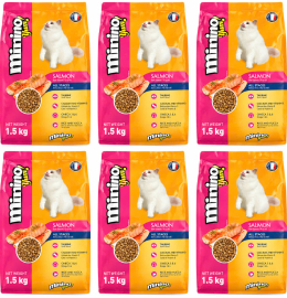 Minino Yum Cho Mèo Vị Cá Hồi 1.5kg